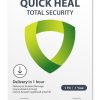 Quick Heal | Total Security | 1 User | 1 Year | AI Based Device Security for Windows PC | Banking and Browsing Protection | Dark Web Monitoring and Parental Control (Email Delivery in 1 Hour- No CD)