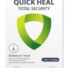 Quick Heal | Total Security | 1 User | 3 Years | AI Based Device Security for Windows PC | Banking and Browsing Protection | Dark Web Monitoring and Parental Control (Email Delivery in 1 Hour- No CD)