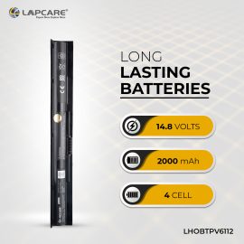 Lapcare -Battery for HP 800049-001 K104 800010-421 KI04 KIO4 HSTNN-LB6R 17-G121WM TPN-Q160 TPN-Q158 TPN-159 TPN-Q161 TPN-Q162 HSTNN-DB6T 800050-001 – Premium Cells [4 Cells
